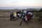 Camp in the desert, Western Sahara