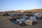 Camp in the desert, Western Sahara