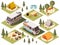 Camp Elements Isometric Set