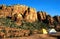 Camp on the Red Rocks, near Sedona, Arizona