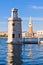 Campanila bell tower at piazza San Marco in Venice