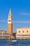 Campanila bell tower at piazza San Marco in Venice