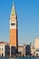 Campanila bell tower at piazza San Marco in Venice