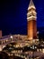 The Campanile or belltower of Venice In Las Vegas Nevada