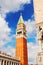 Campanile and Doge\'s palace on Saint Marco square, Venice