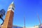 Campanile Tower Horses Saint Mark`s Basilica Piazza Venice Italy