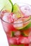 Campari Tonic with lime