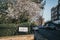 Campden Hill Square street name sign in The Royal Borough of Kensington and Chelsea, London, UK