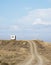 Camper in the Bardenas Natural Park, Navarra.