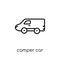 camper car icon from Transportation collection.