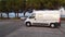 Camper van with a view of a lake in carcans Maubuisson French south west