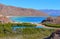 Campers on beach in Loreto bays in baja california  sur XXII