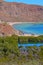 Campers on beach in Loreto bays in baja california  sur XXIII