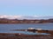 Campers and Boats Parked on Lake Pleasant Shoreline