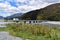 Campervan crossing a bridge in New Zealand