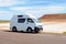 Campervan salt lake Stuart Highway, Australia