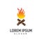 Campfire logo design