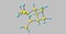 Camphene molecular structure isolated on grey