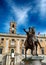 Campidoglio square and Marco Aurelio statue in Rome