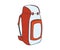 Camping Backpack Icon. Concept for Outdoor and Hike Trip. Stuff for Survival. Cartoon Style. Travel Symbol, Logo, Icon and Badge.