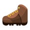 Camping boot footwear symbol