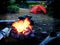 Camping with Campfire