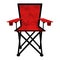 Camping Chair on White