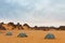 Camping in the Desert, Akakus, Sahara, Libya