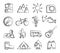 Camping Doodle Icons