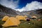 Camping in Everest Base Camp trail