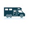 Camping Family Caravan Icon