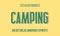 Camping green alphabet and numbers with white outline and shadow. Urban volumetric display font. Vector isolated english alphabet