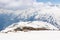 Camping in the ice, mountaineer camp