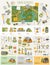 Camping Infographic set with charts and other elements.