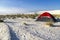 Camping inside White Sands Monument