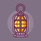 Camping Lantern or Kerosine Lamp Icon