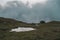 Camping with a mountainview at the Klausenpass