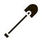 Camping Shovel for Expedition Icon Vector Glyph Illustration