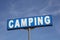 Camping sign