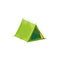 Camping tent isolated green triangle shelter icon