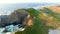 Camping tent at Scheildren, Malin Head, Ireland's northernmost point, Wild Atlantic Way. Co. Donegal