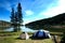 Camping Tents Near Lake