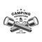 Camping time. Live, love, camp. Outdoor adventure. Vector illustration. Concept for shirt or logo, print, stamp, patch