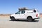 Camping Toyota Hilix 4WD roof tent desert, Namibia