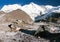 Camping under cho oyu - cho oyu base camp - nepal