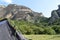 Camping under the incredible sandstone rock formations of Meteora, Greece, Kalambaka