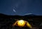 Camping under the stars Kilimanjaro