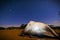 Camping Under the Stars in the Moab Desert of Utah