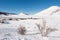 CAMPO FELICE, ITALY - January 14, 2017: famous ski resort in Abruzzo, on the Apennines mountains, a few kilometers from Rome