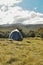 Campsite against a Mountain background, Mount Kenya